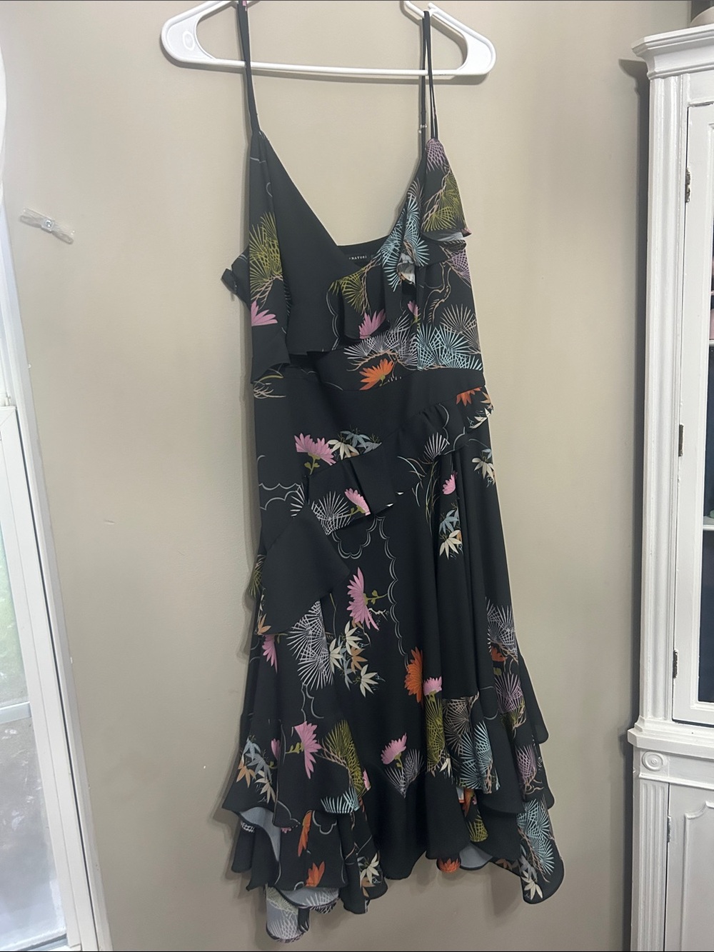Josie Natori Ruffle Slip Dress